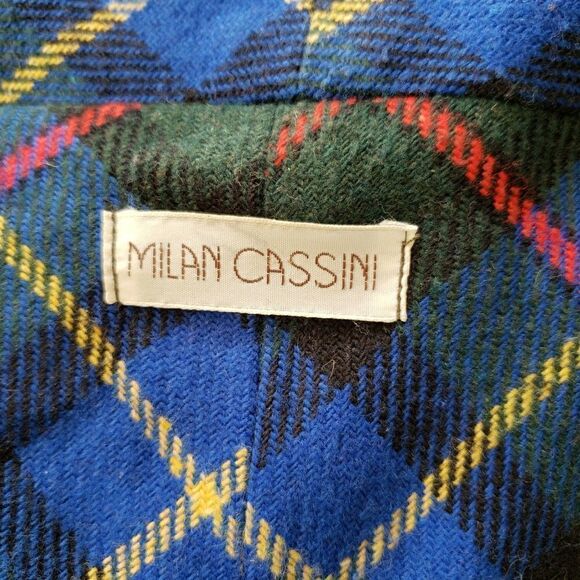 Milan Cassini vintage Italian cropped plaid jacket - Picture 4 of 9